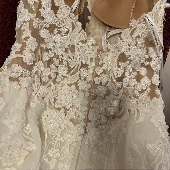 Morilee Pierette Ivory Lace Wedding Dress Style 2044 - Picture 9 of 11